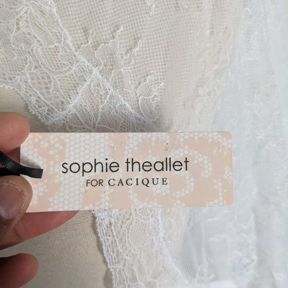 Lane Bryant Sophie Theallet for Cacique Lace Caftan | Plus Size Bridal Lingerie - Picture 8 of 11